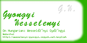 gyongyi wesselenyi business card